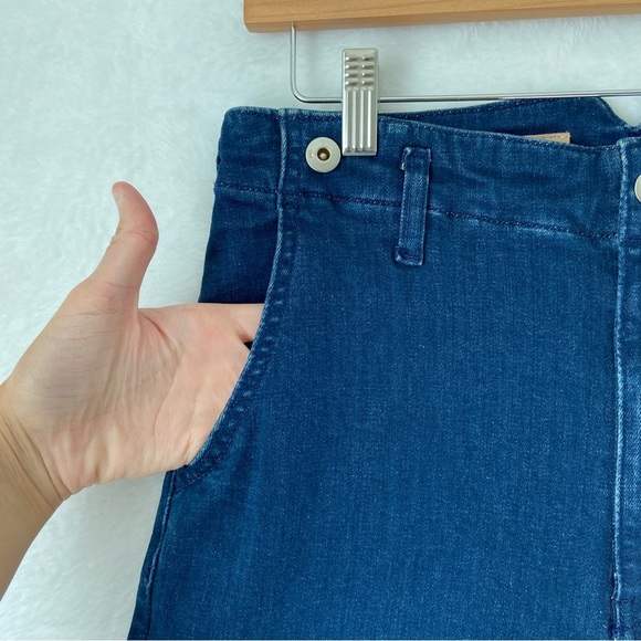 Pilcro Anthropologie Womens Blue Denim The Pier Relaxed Trouser Jeans Size 27 - Picture 6 of 16